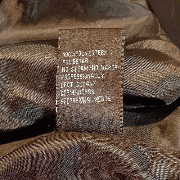 SL Fashions Black Formal Mini Dress w/Attached Scarf 14 GUC - Picture 2 of 11